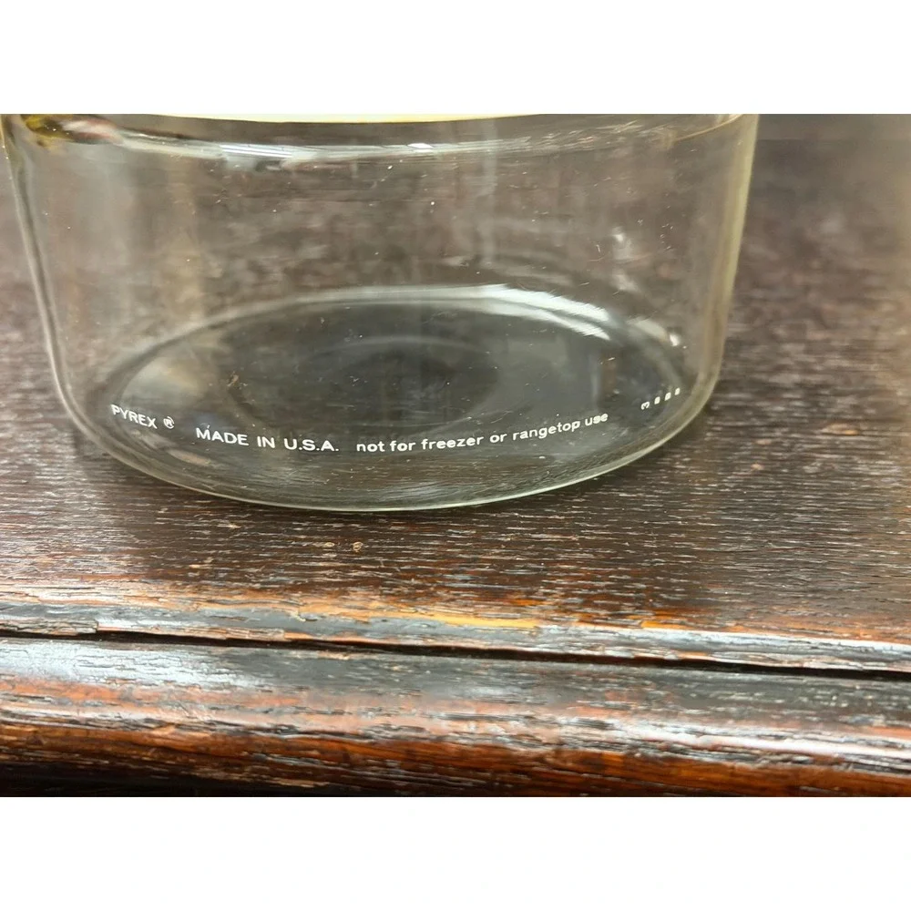 Vintage Pyrex Spice of Life Glass Canister, 1970s Retro Kitchen Storage